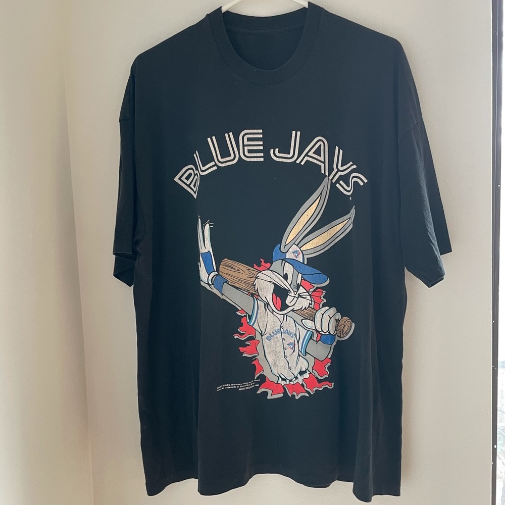 1993 Bugs Bunny Blue Jays tshirt